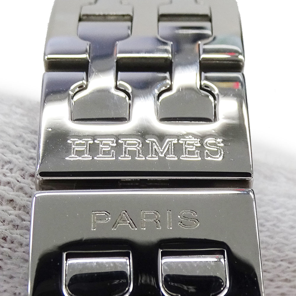 Hermes HERMES Women's Watch Brand H-Watch Quartz QZ Stainless Steel SS HH1.210 Silver Black — Good