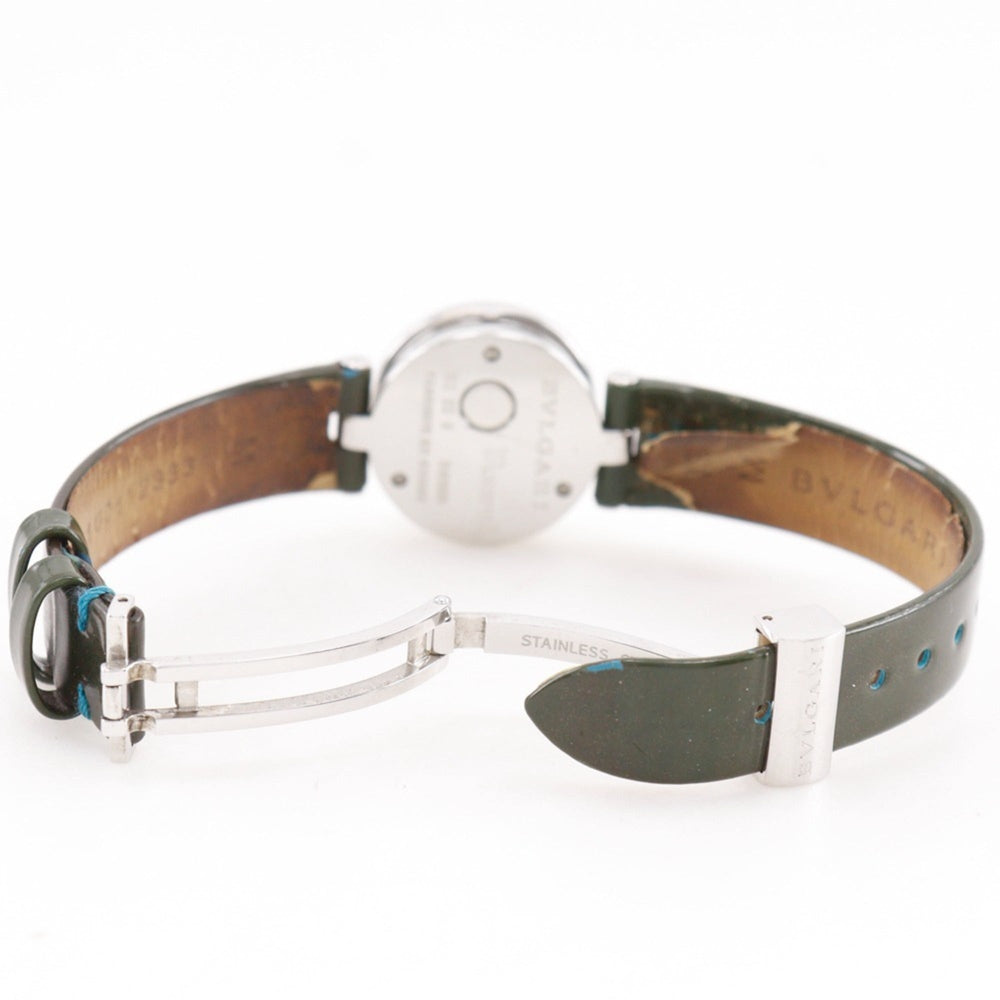 Bulgari BVLGARI Bzero1 Watch BZ22S Stainless Steel Quartz Analog Blue Mother-of-Pearl Dial Women's — Good