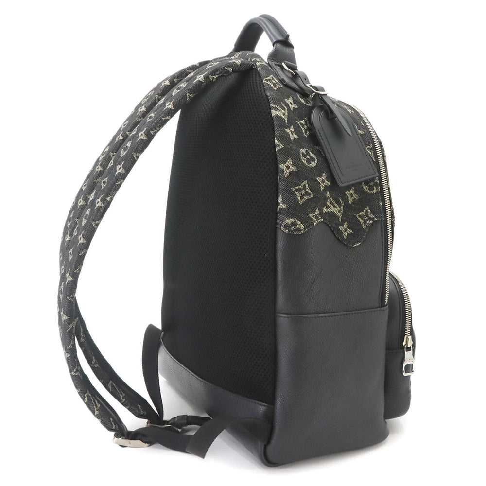 Louis Vuitton LV Squared Multipocket Backpack Monogram Denim Leather Noir M45973 RFID — Like New