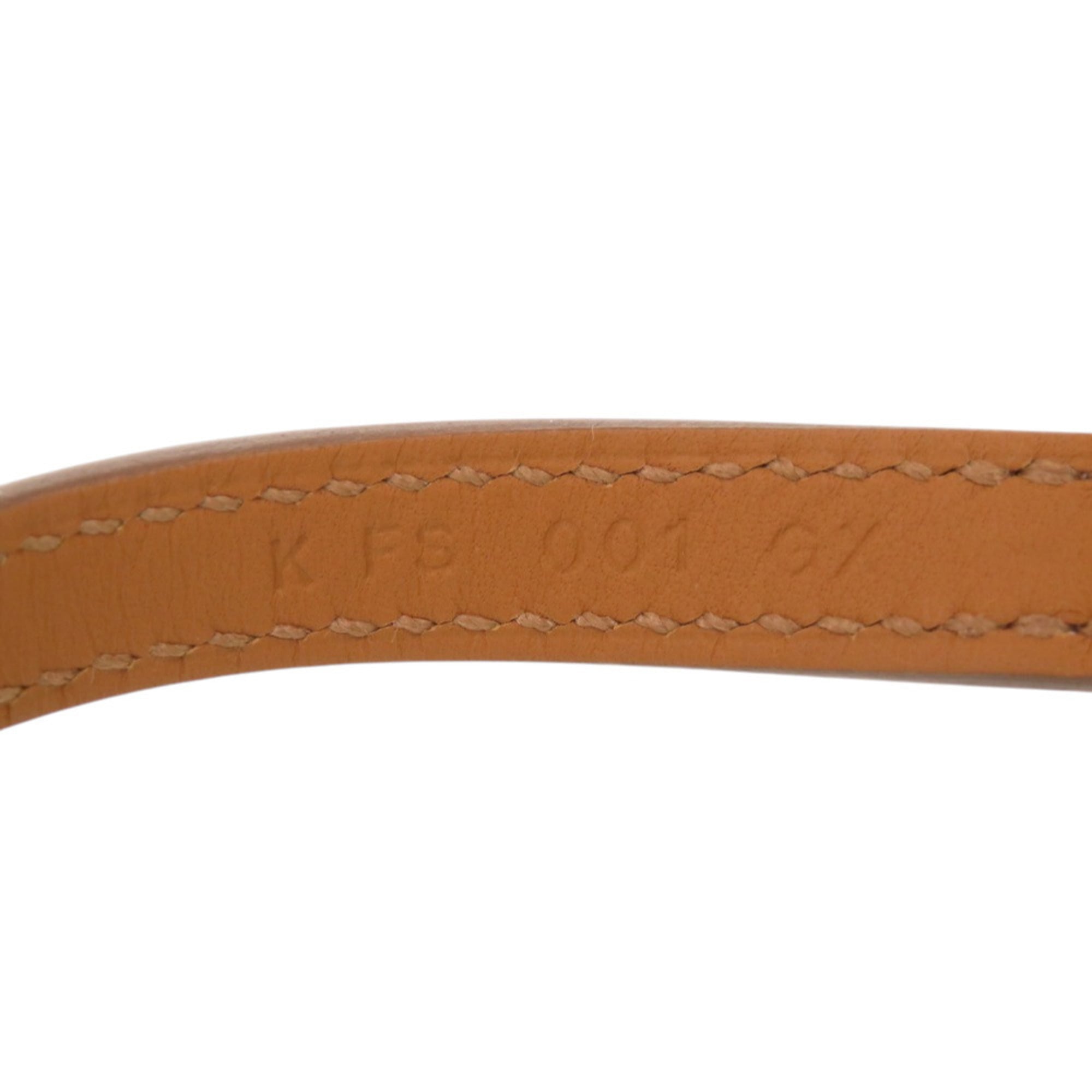 Hermes Croisière Veau Swift Nata Rose Gold Hardware K Stamp (Made in 2025) Bracelet Accessory 0331 HERMES — Like New