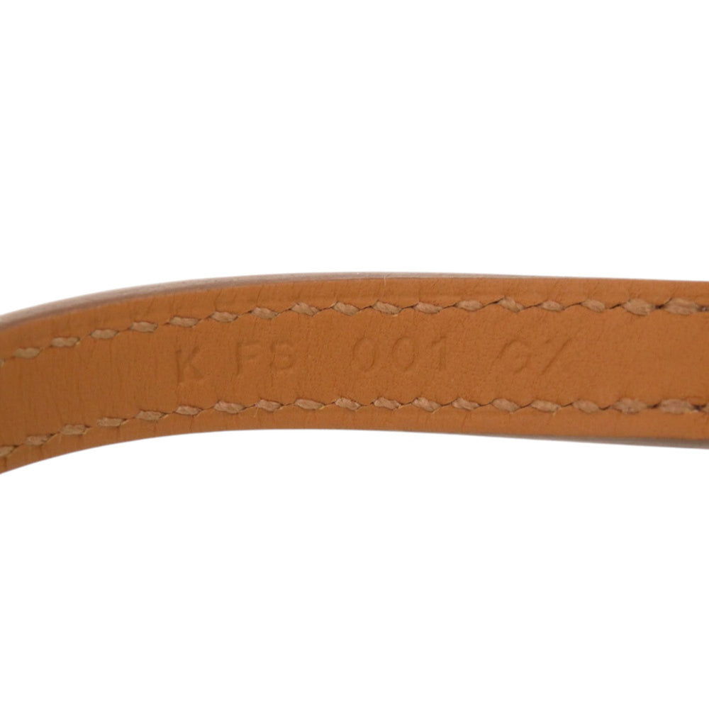 Hermes Croisière Veau Swift Nata Rose Gold Hardware K Stamp (Made in 2025) Bracelet Accessory 0331 HERMES — Like New