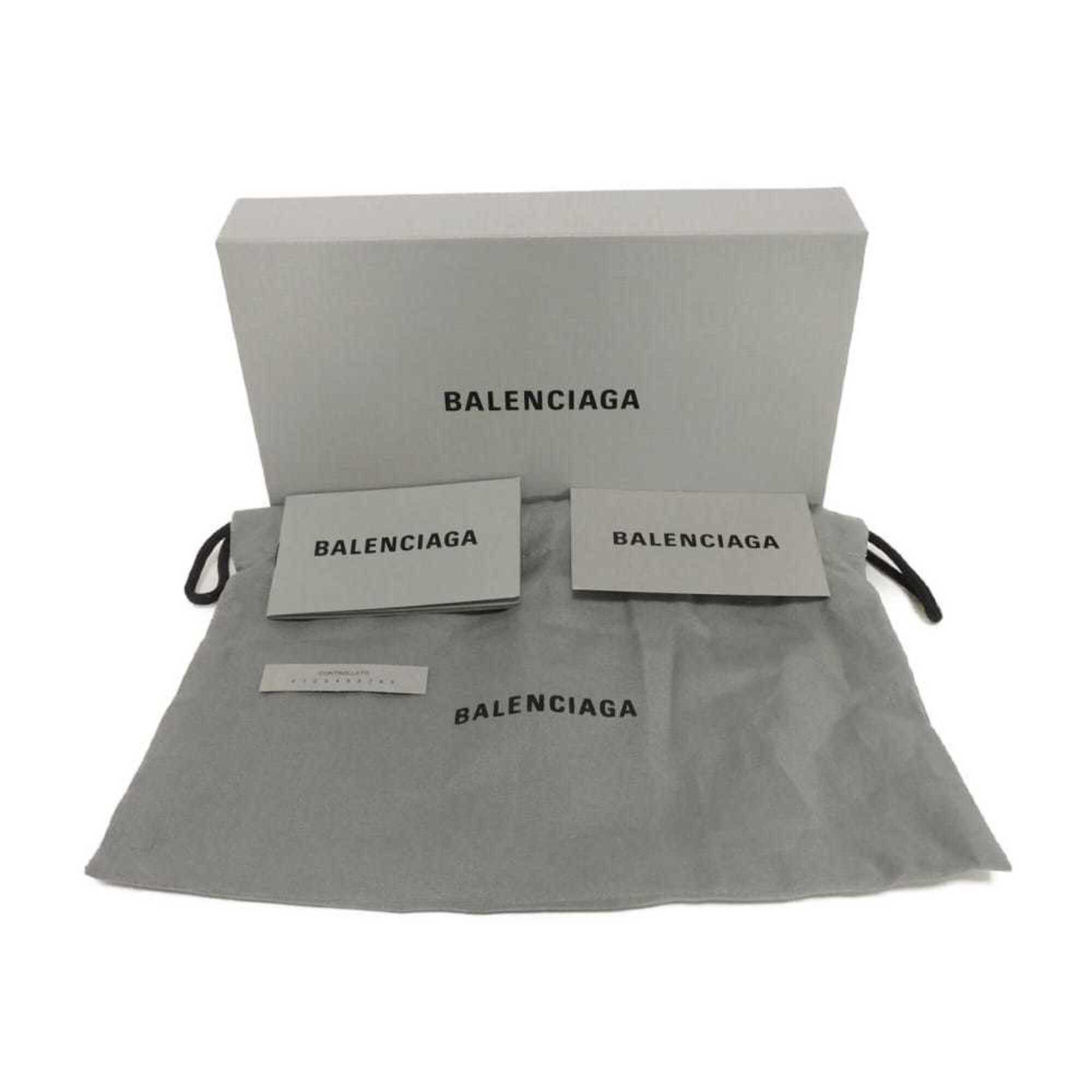Balenciaga coin case, cash fragment strap, BB logo, card unused, new beige, 594548 210DA 2762, men's wallet — New - Store Return