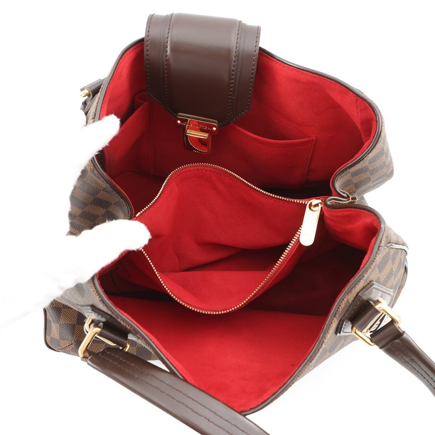 Louis Vuitton Damier Ebene Tote Bag, Grit N48108, LOUIS VUITTON, Bag