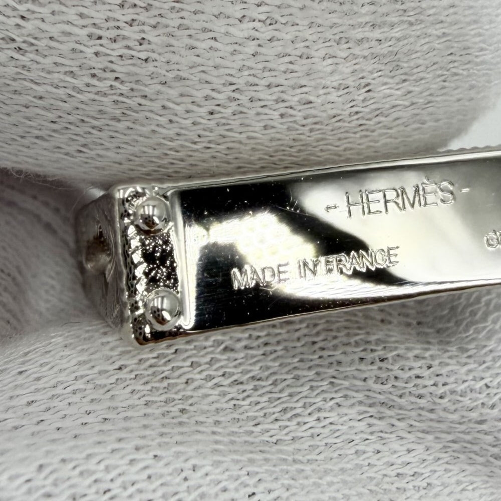 Hermes pendant top for women, Kelly Curiosité design, charm, accessory, silver, approximately 30.9g — Like New