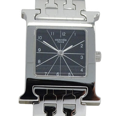 Hermes HERMES Women's Watch Brand H-Watch Quartz QZ Stainless Steel SS HH1.210 Silver Black — Good