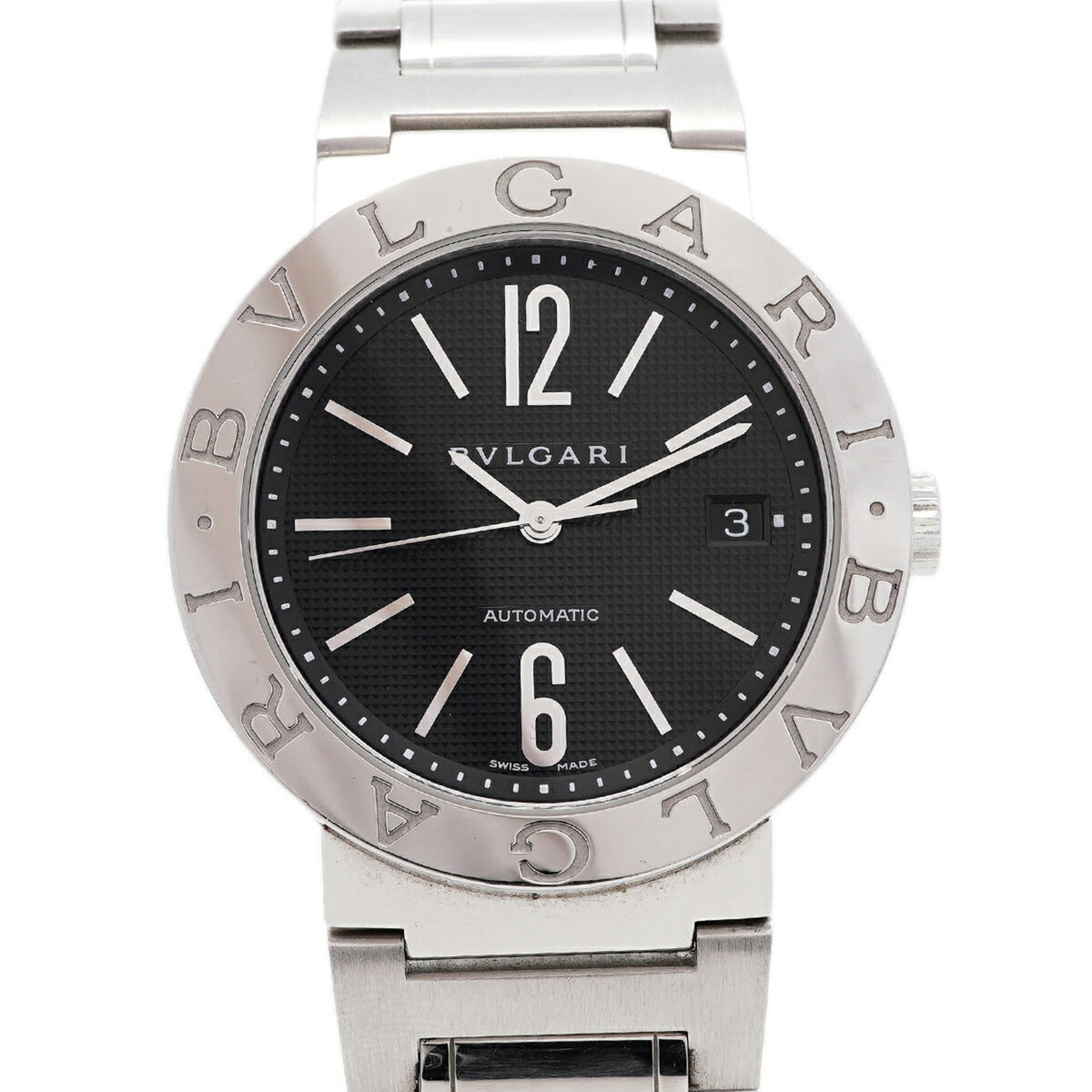 Bvlgari BB38SSAUTO Black Dial Men's Watch — Good