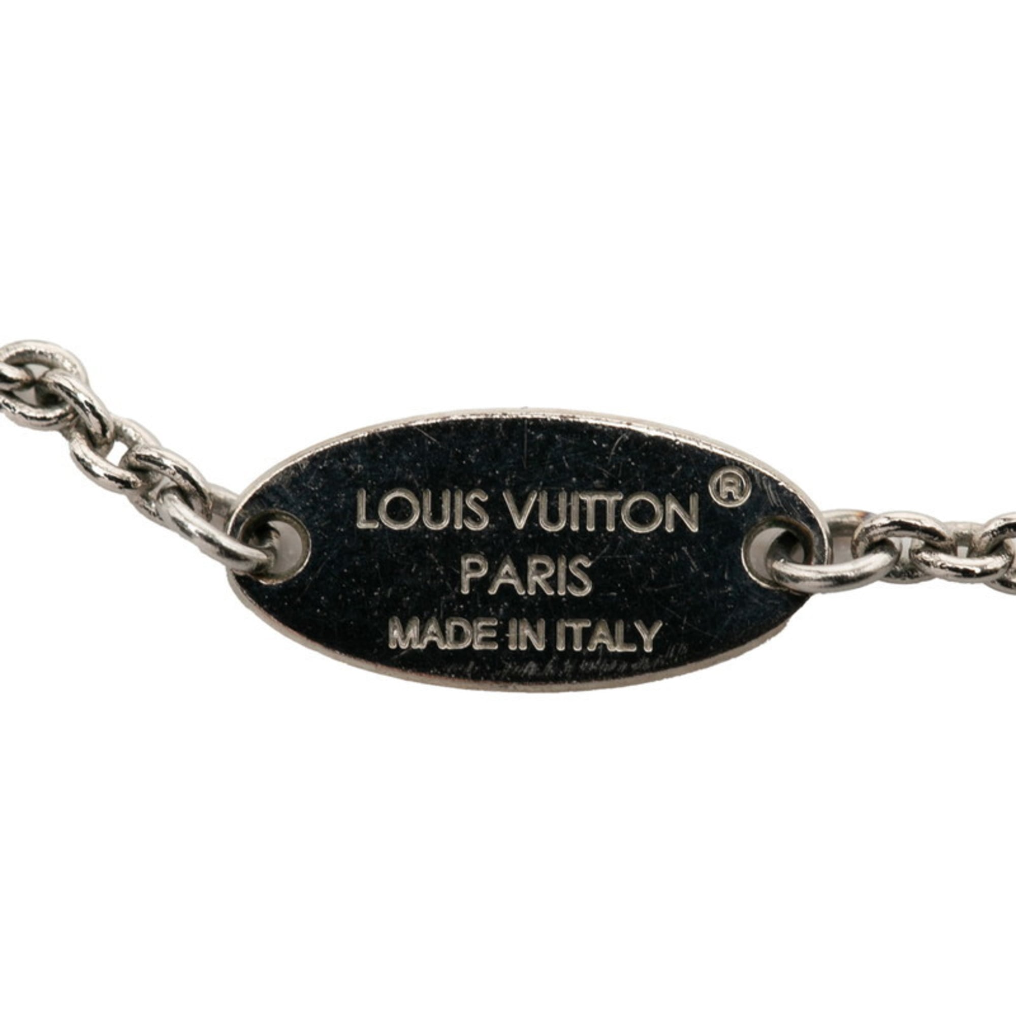 Louis Vuitton Essential V Bracelet M63198 Silver Metal Women's LOUIS VUITTON