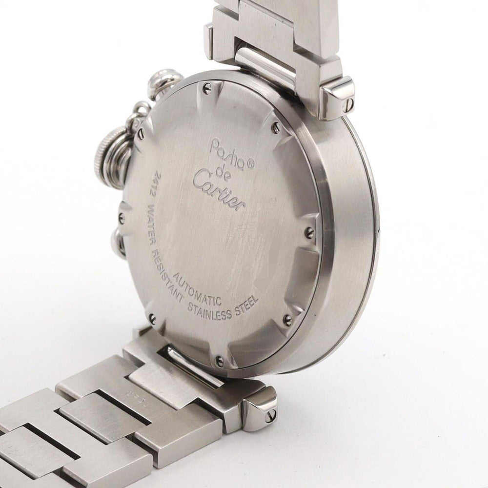 Cartier Pasha C Chronograph W31039M7 Stainless Steel Automatic Watch — Very Good