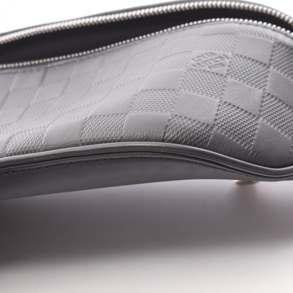 Louis Vuitton Men's Damier Infini Leather Bum Bag, Waist Body Black, N40298