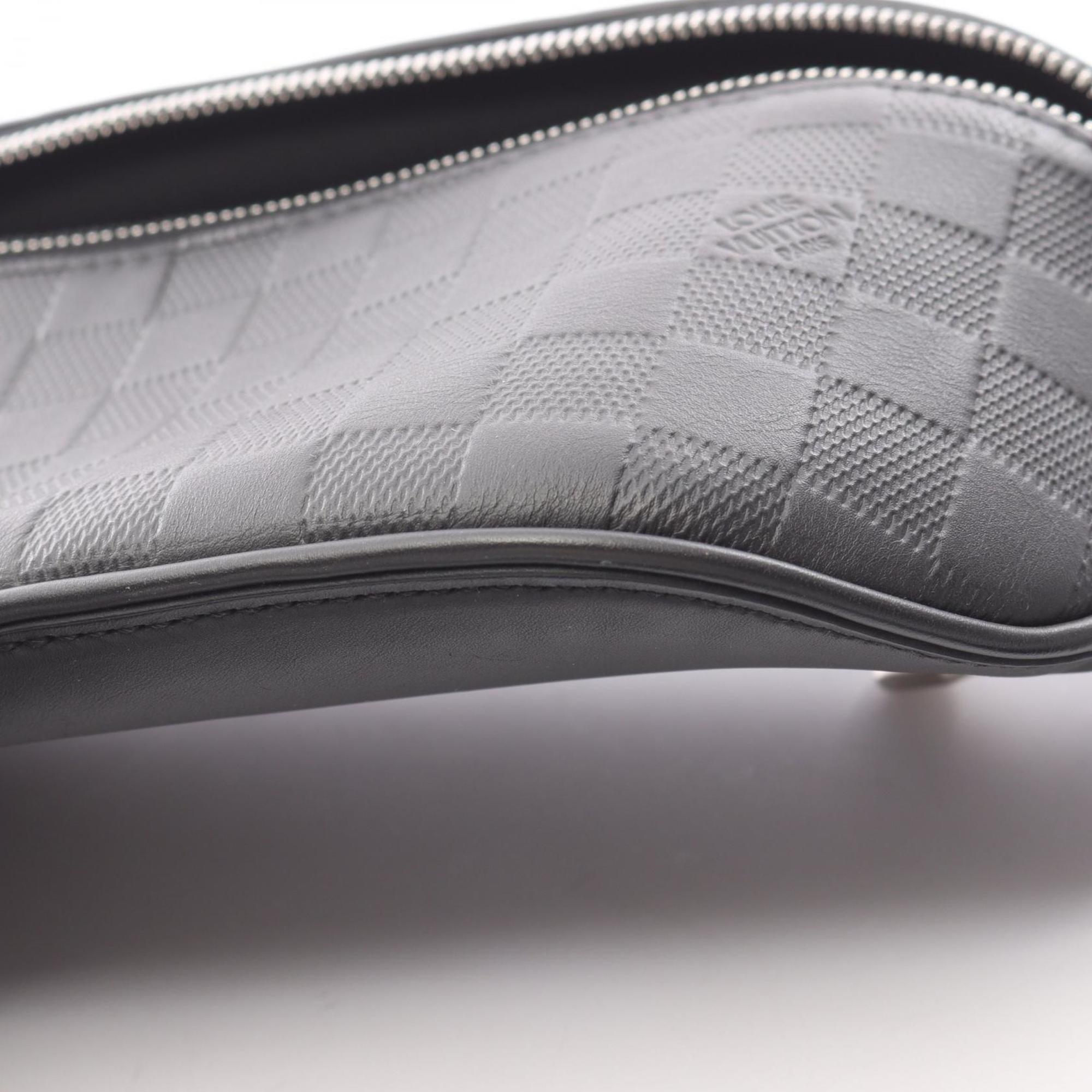 Louis Vuitton Men's Damier Infini Leather Bum Bag, Waist Body Black, N40298