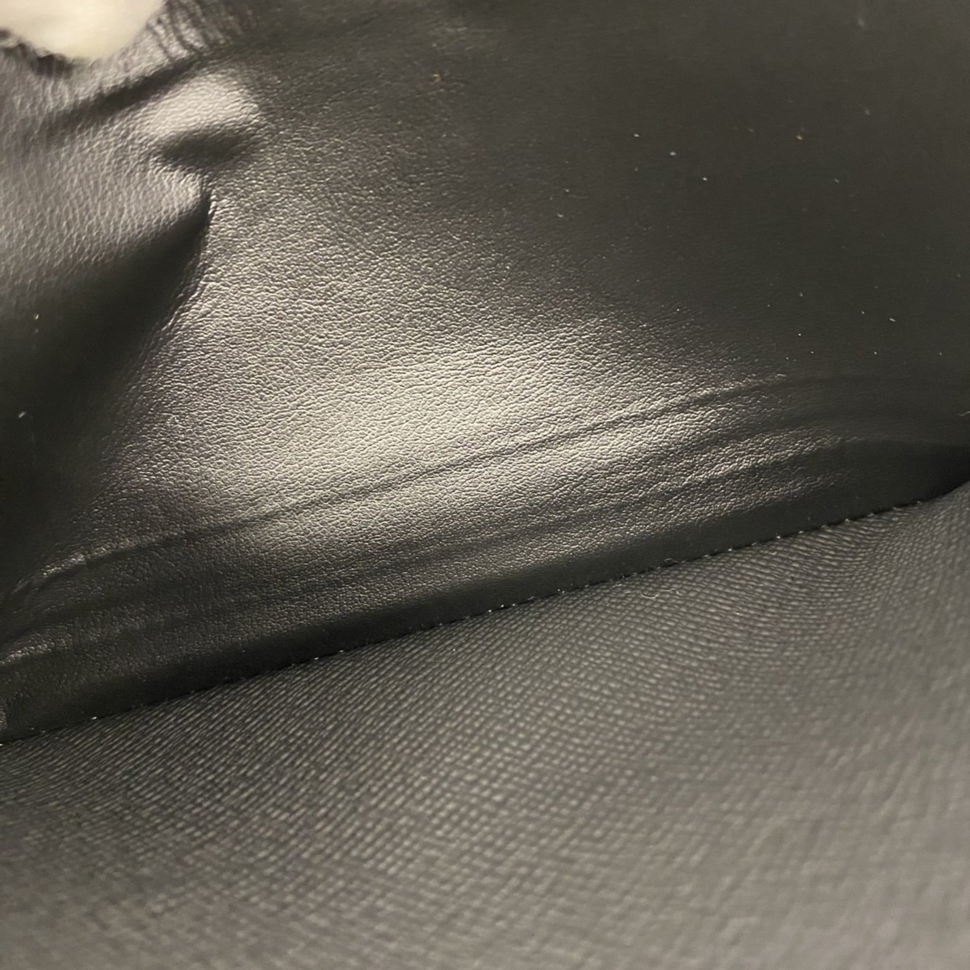 Louis Vuitton Monogram Eclipse Zippy Wallet Horizontal M11611 Black Men's Long