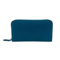 FENDI Long Wallet, Hand-Stitched Round Selleria, Blue, Women's