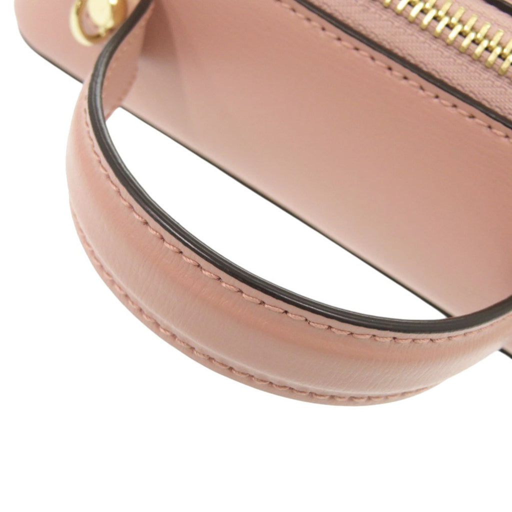 Excellent condition Salvatore Ferragamo 2-way Vara Ribbon leather pink shoulder bag 0588