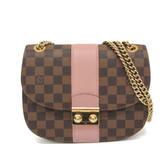 Louis Vuitton Damier Wight N64418 Women's Shoulder Bag Brown,Pink — Like New