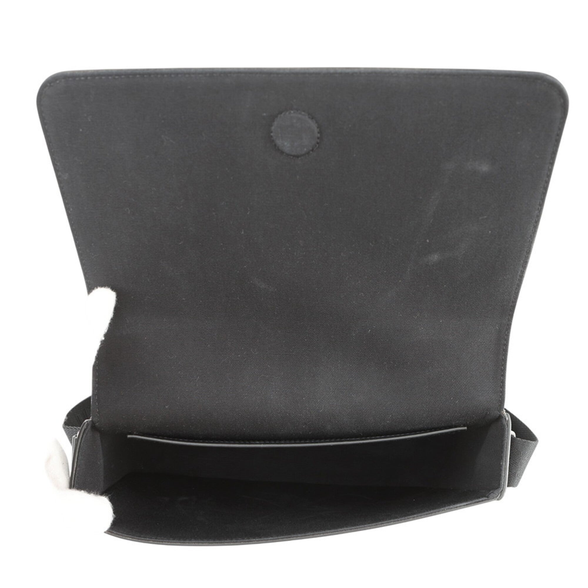 Celine Triomphe Flap Shoulder Bag, Leather, 111592ETH, Black, Handbag — Like New