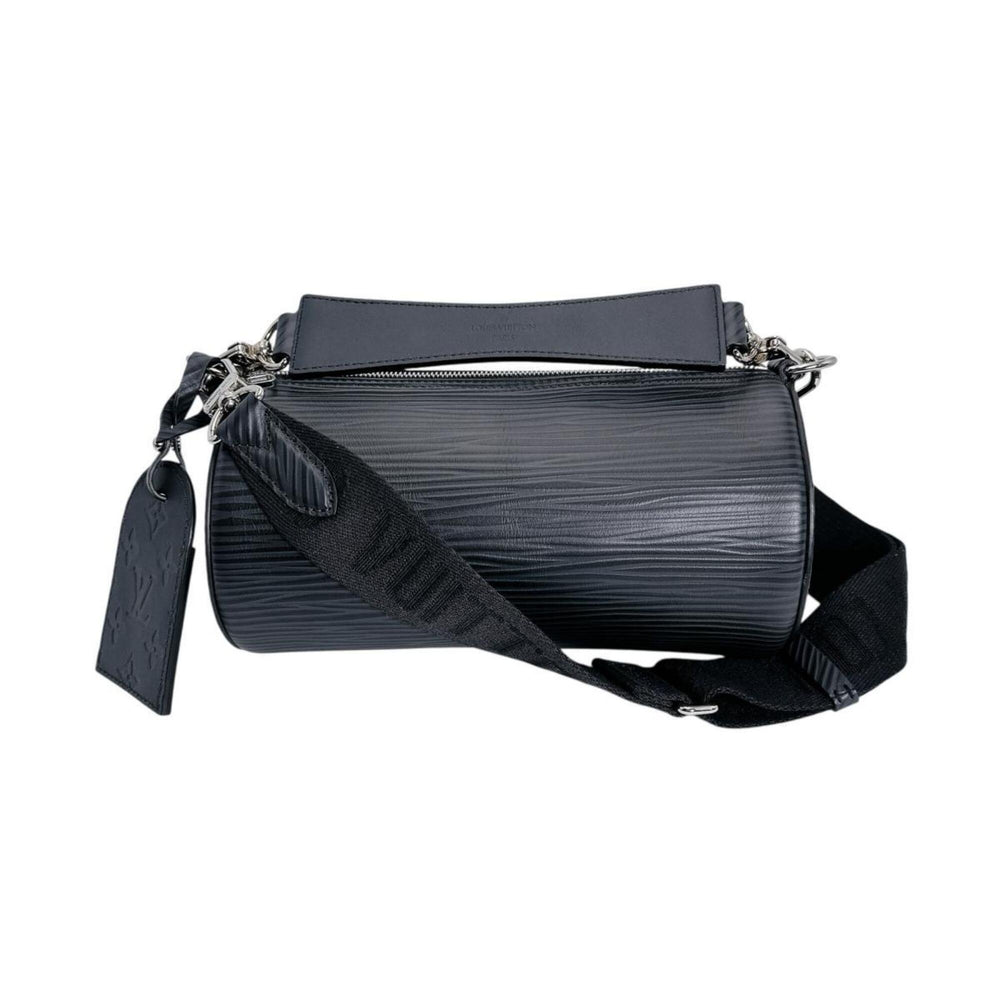 Louis Vuitton Soft Polochon PM Epi Leather Handbag, M24324, Black — Like New
