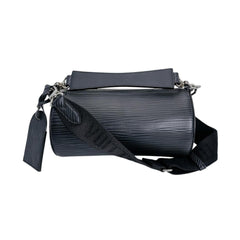 Louis Vuitton Soft Polochon PM Epi Leather Handbag, M24324, Black — Like New