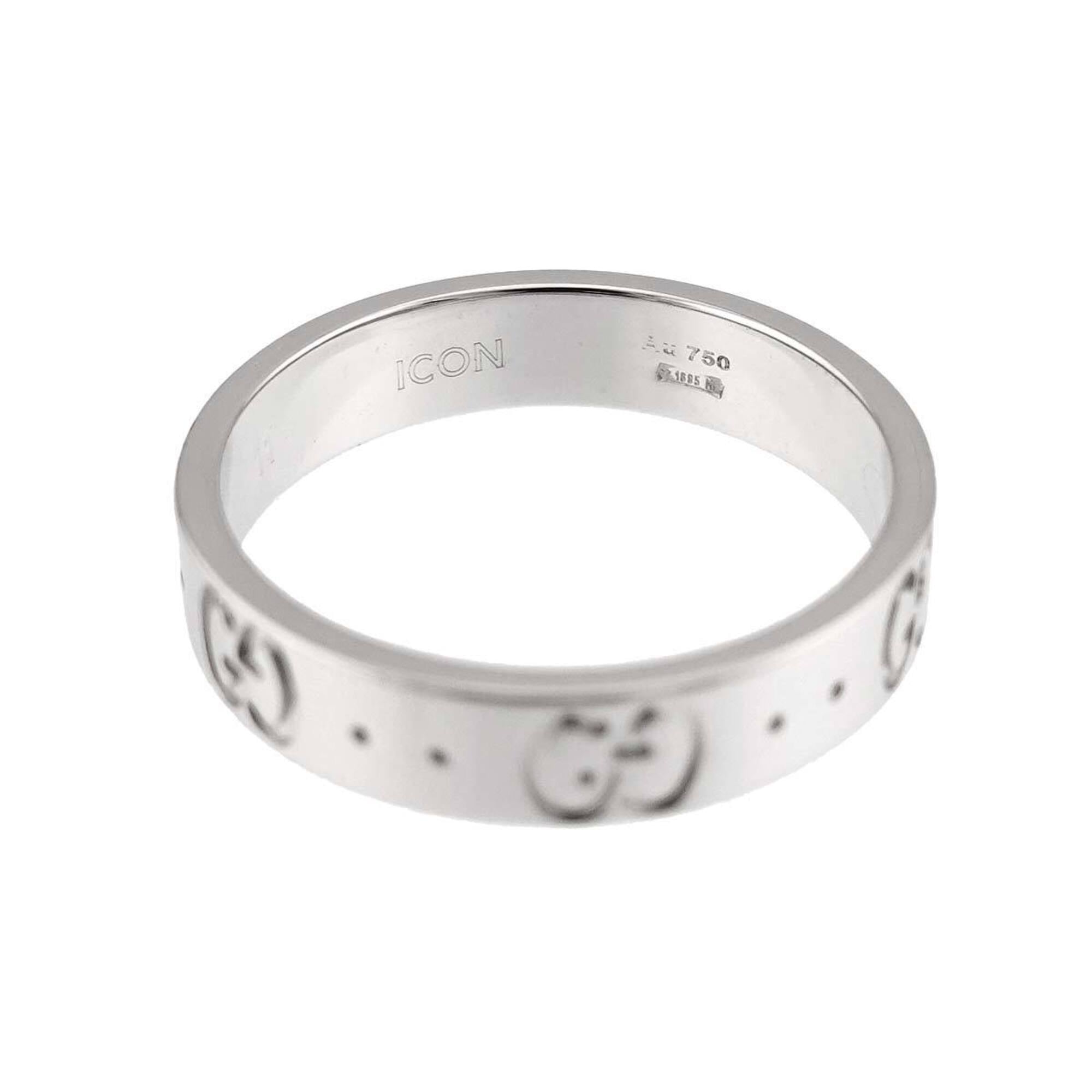 Gucci Icon #11 Ring, 18K WG (White Gold 750) — Like New