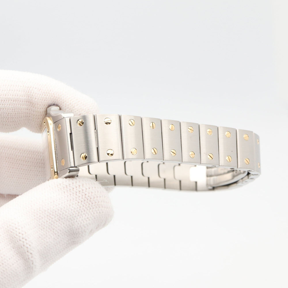 Cartier Santos Galbee SM Watch, Stainless Steel, Ladies, Silver Tone, W20012C4 — Very Good