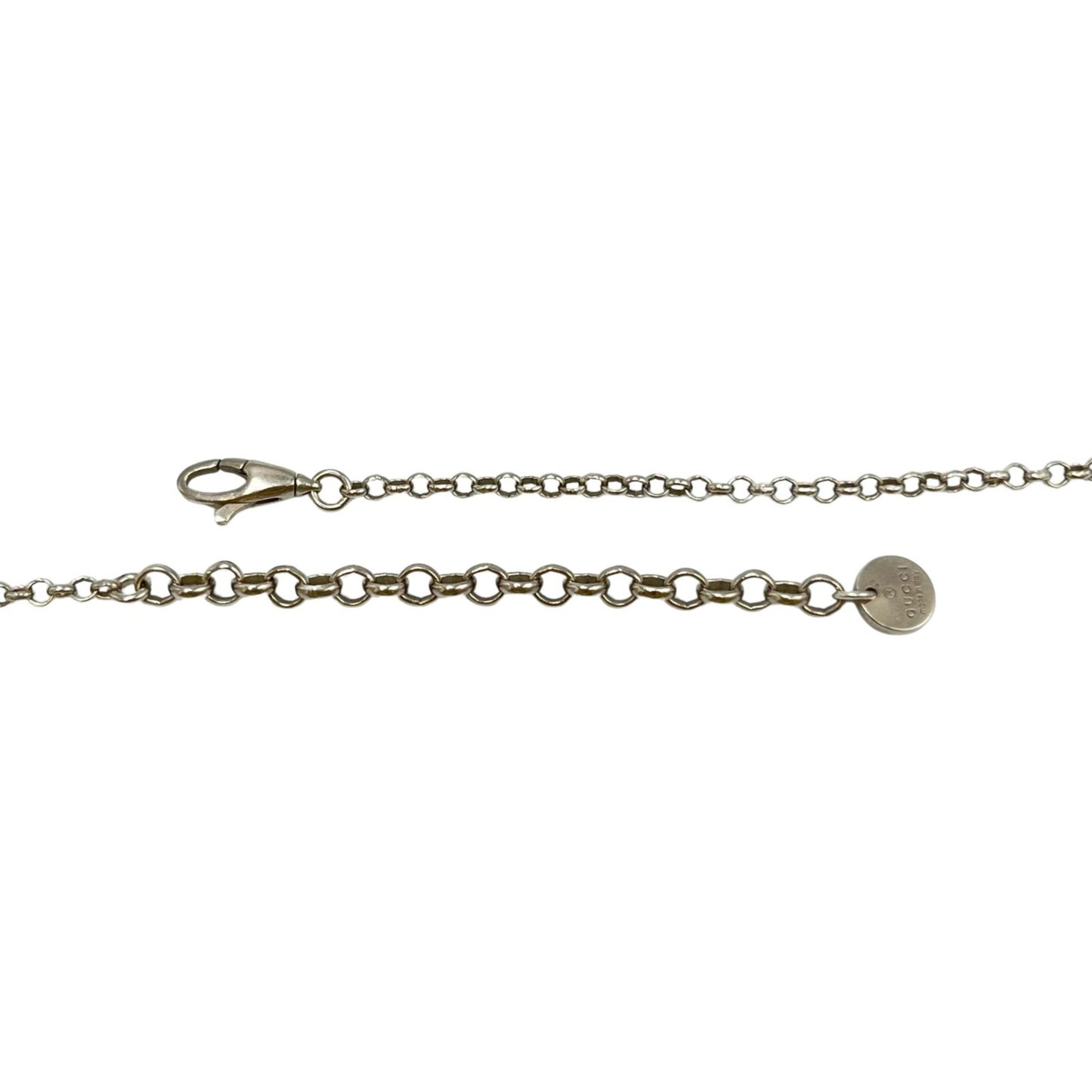 Gucci Interlocking G Necklace in Sterling Silver (925) for Men