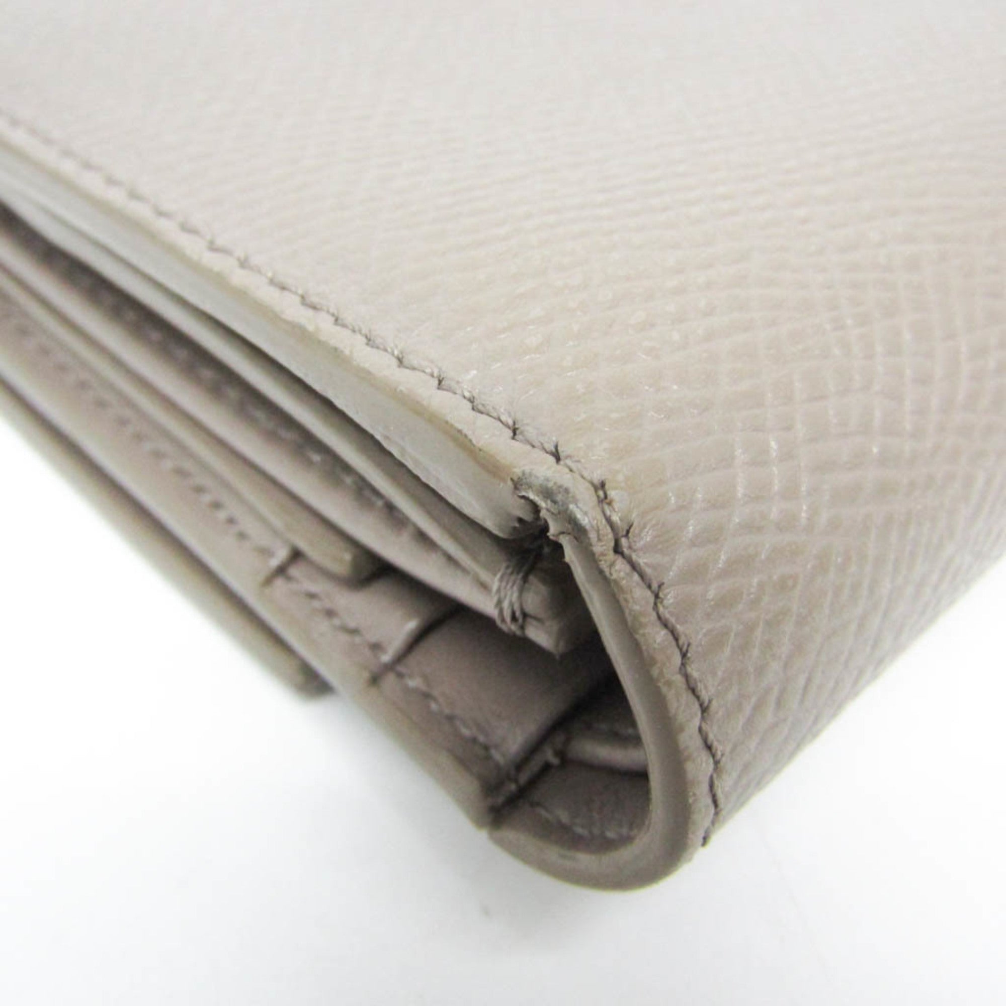 Celine Small Triford Wallet 10B573BEL.31AN Women's  Embossed Calf Leather Wallet (tri-fold) Gray