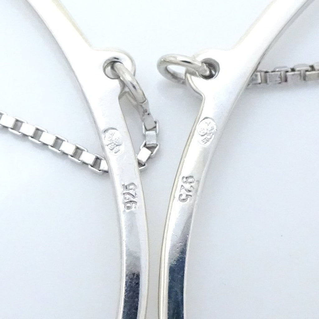 Christian Dior hoop chain earrings in 925 silver (292968)
