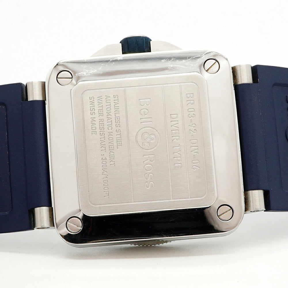 Bell & Ross BR03-92 Diver Blue BR0392-D-BU-ST SRB Dial Men's Watch — Good