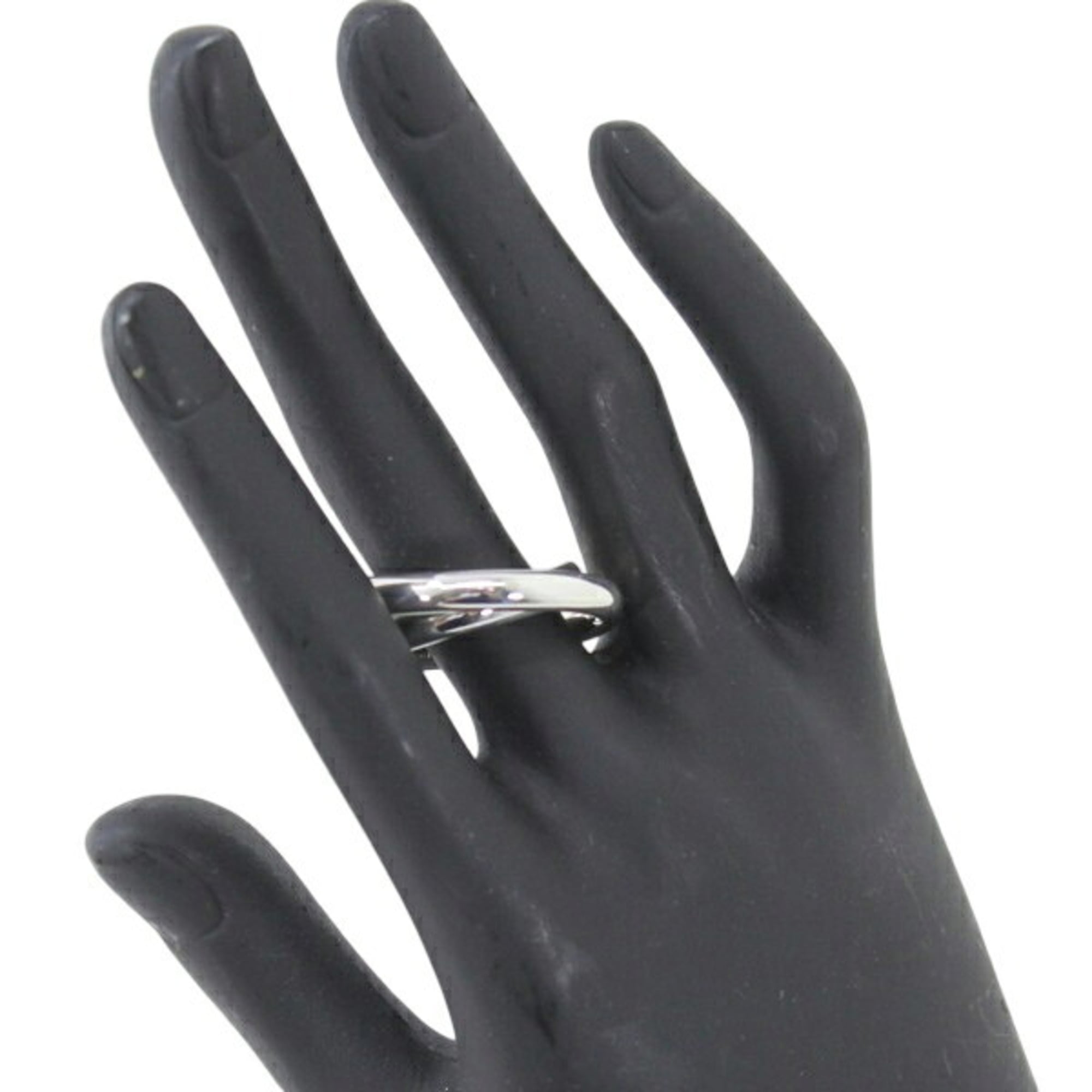 HERMES Vertige Ring #55 Ag925 (Margiela style ring, men's/women's, T6180) — Like New