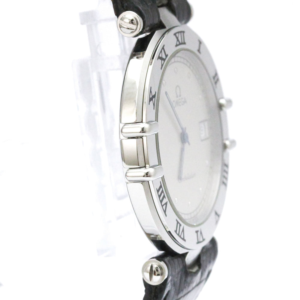 OMEGA Constellation Date Steel Quartz Mens Watch 196.0360 — Very Good