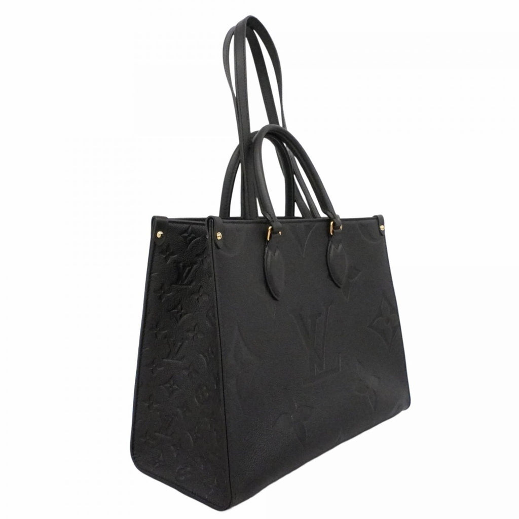 Louis Vuitton Monogram Empreinte On-the-Go Tote Bag MM M45595 Noir 2-Way for Women P2393529