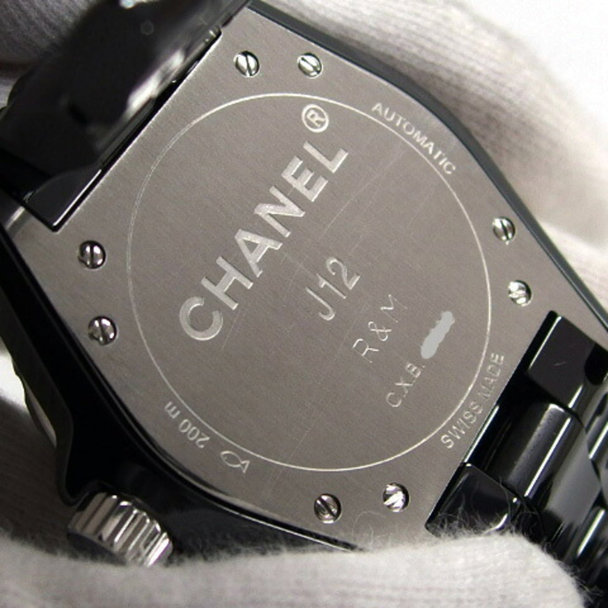 Chanel J12 H0685 Black Ceramic 38mm Men's Watch — Very Good
