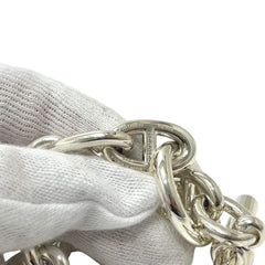 HERMES H101995B Chaine d'Ancre TGM 12-link bracelet SV925 men's silver — New