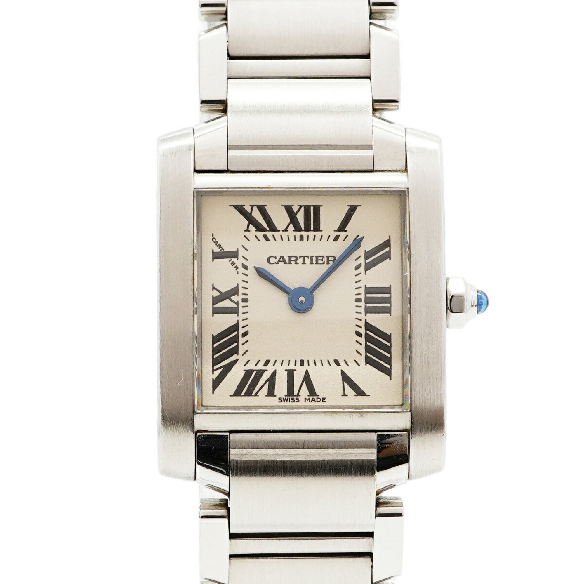 Cartier Tank Française SM W51008Q3 Ivory Dial Women's Watch — Good