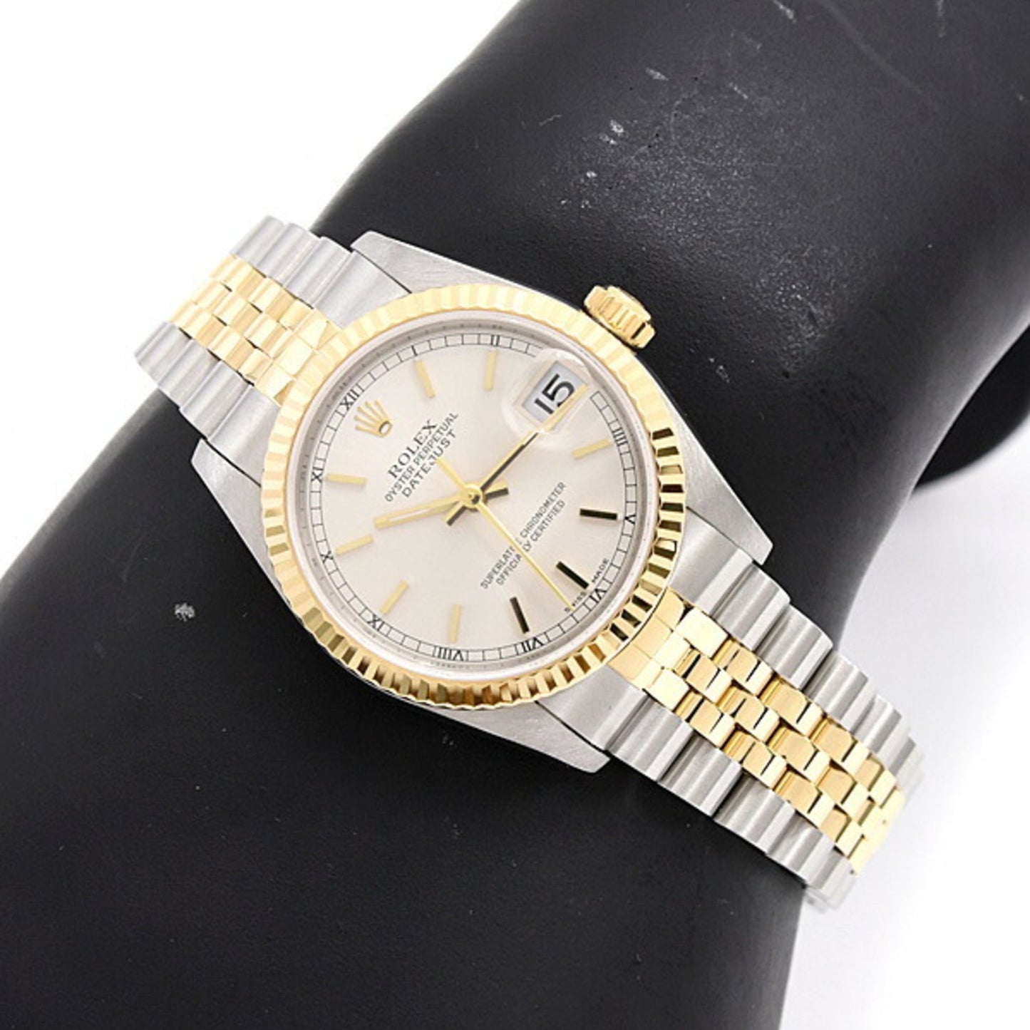 Rolex Datejust 31 Automatic Watch, Unisex, A Series, Silver Dial, Stainless Steel and Yellow Gold, ROLEX 78273