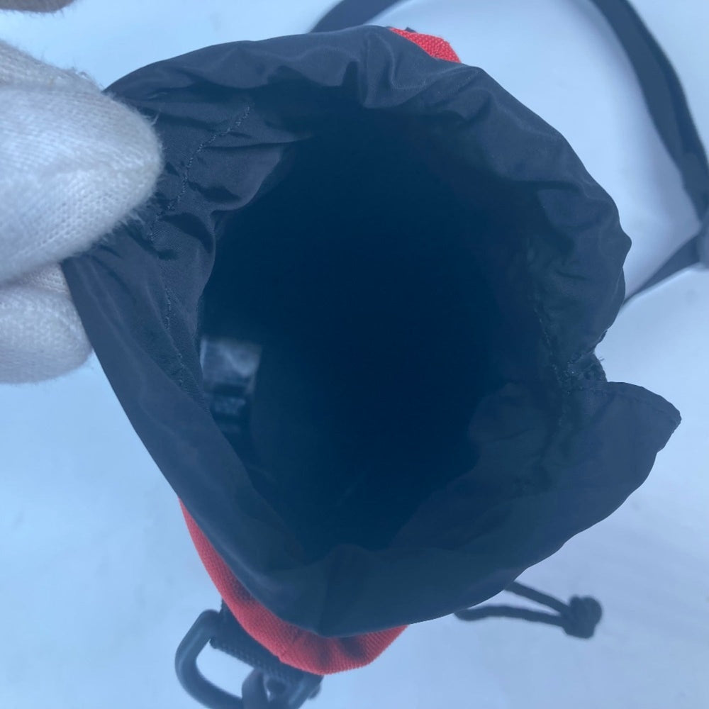 BALENCIAGA 618193 WEEKEND Bottle Holder Pochette Shoulder Bag Nylon Canvas Men's Women's Red MO-241006-10 — New - Store Return