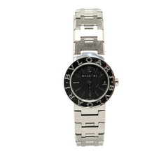BVLGARI Watch BB23SS Quartz Black Dial Stainless Steel Women's — Good