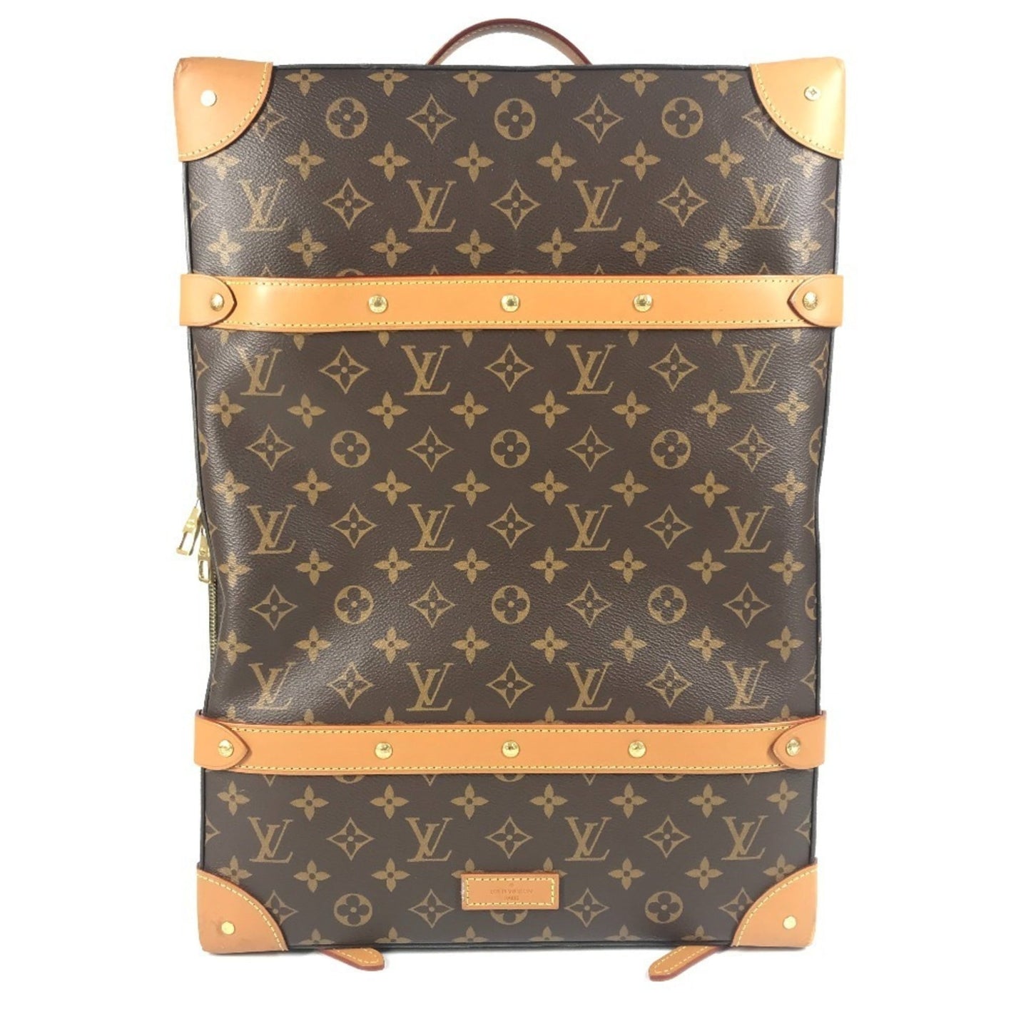 LOUIS VUITTON M44749 Monogram Soft Trunk Backpack MM Bag Box Canvas Brown Men's Women's