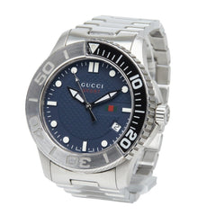 Gucci G-Timeless Sport Watch YA126253 Quartz Navy Dial Stainless Steel Men's GUCCI — Good