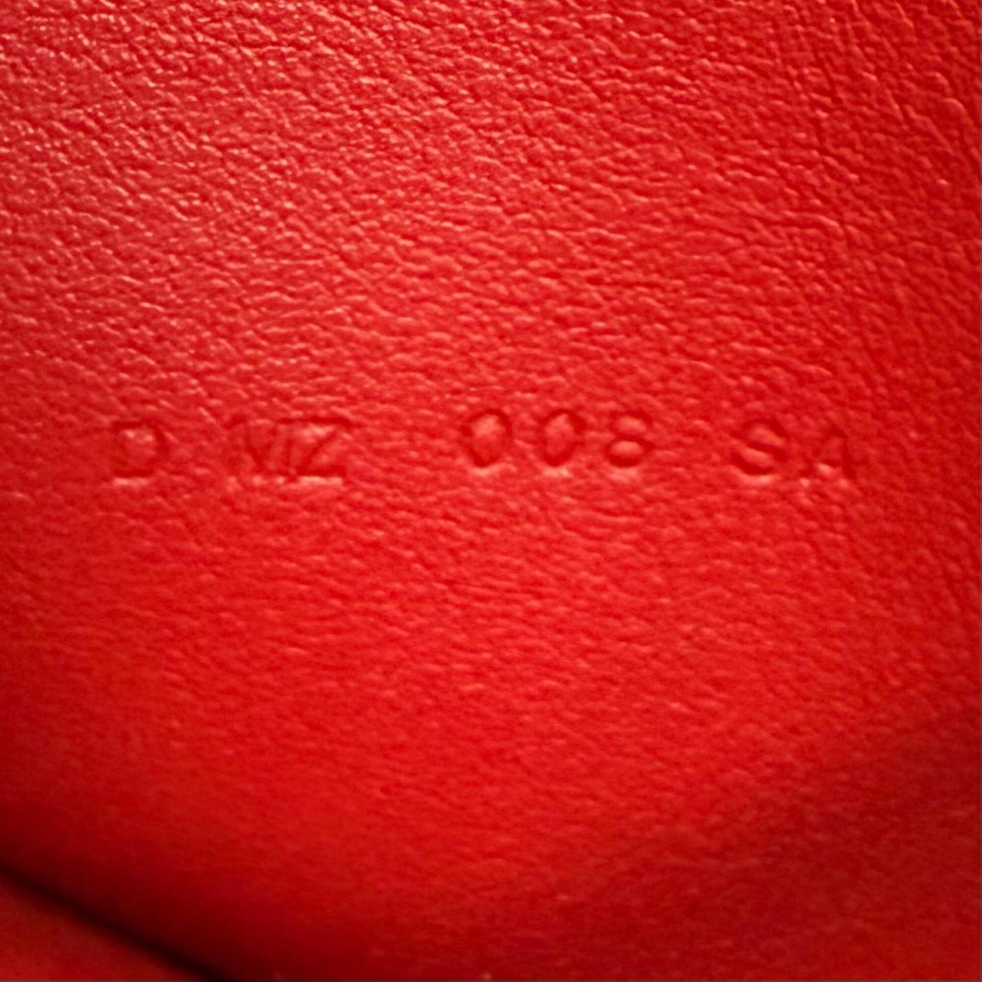 HERMES Carre Pocket Pink Veau Swift Round Zip Mini Pouch D Stamp Made in France Women's Comes with Box — Like New