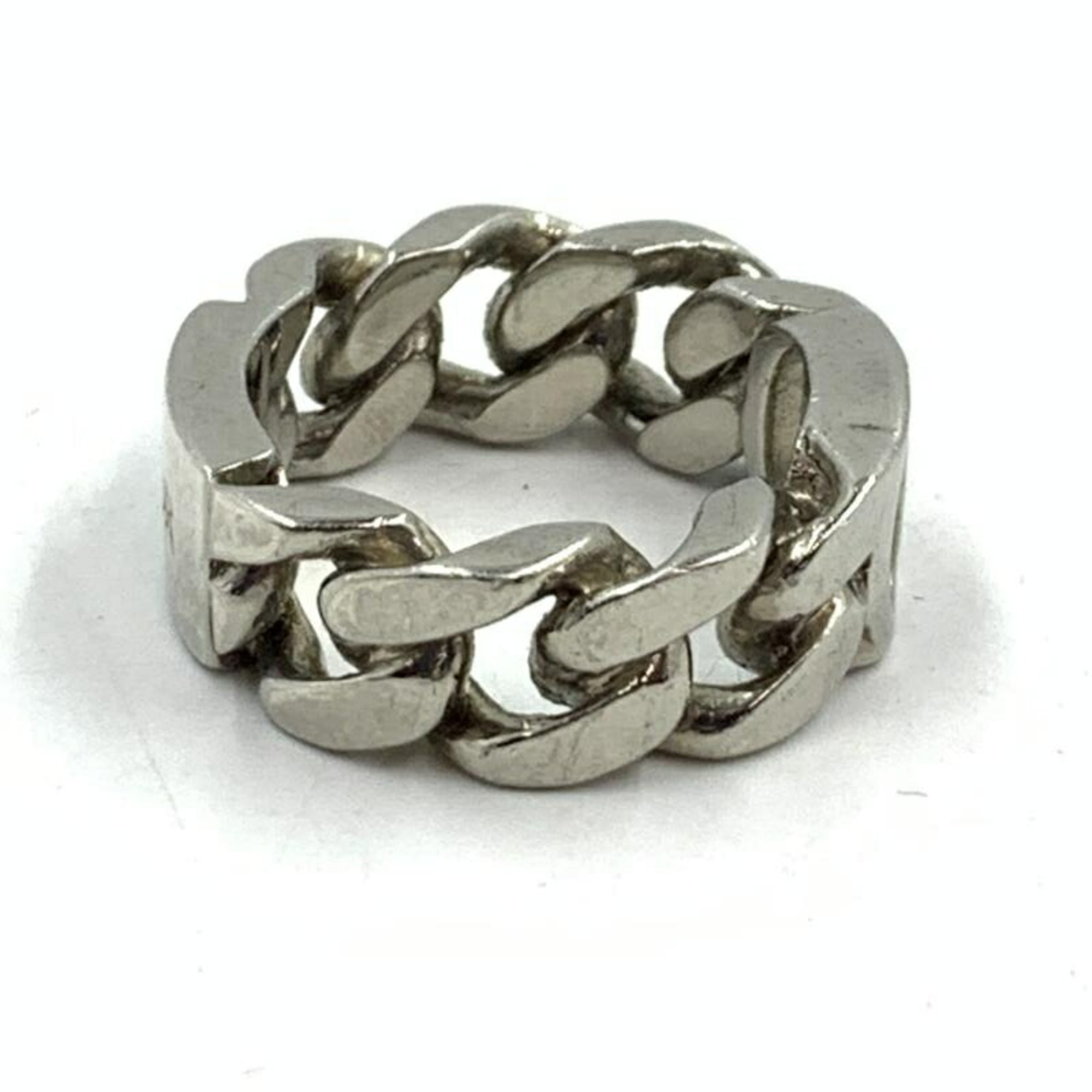 Christian Dior Icon Chain Ring, Silver 925,