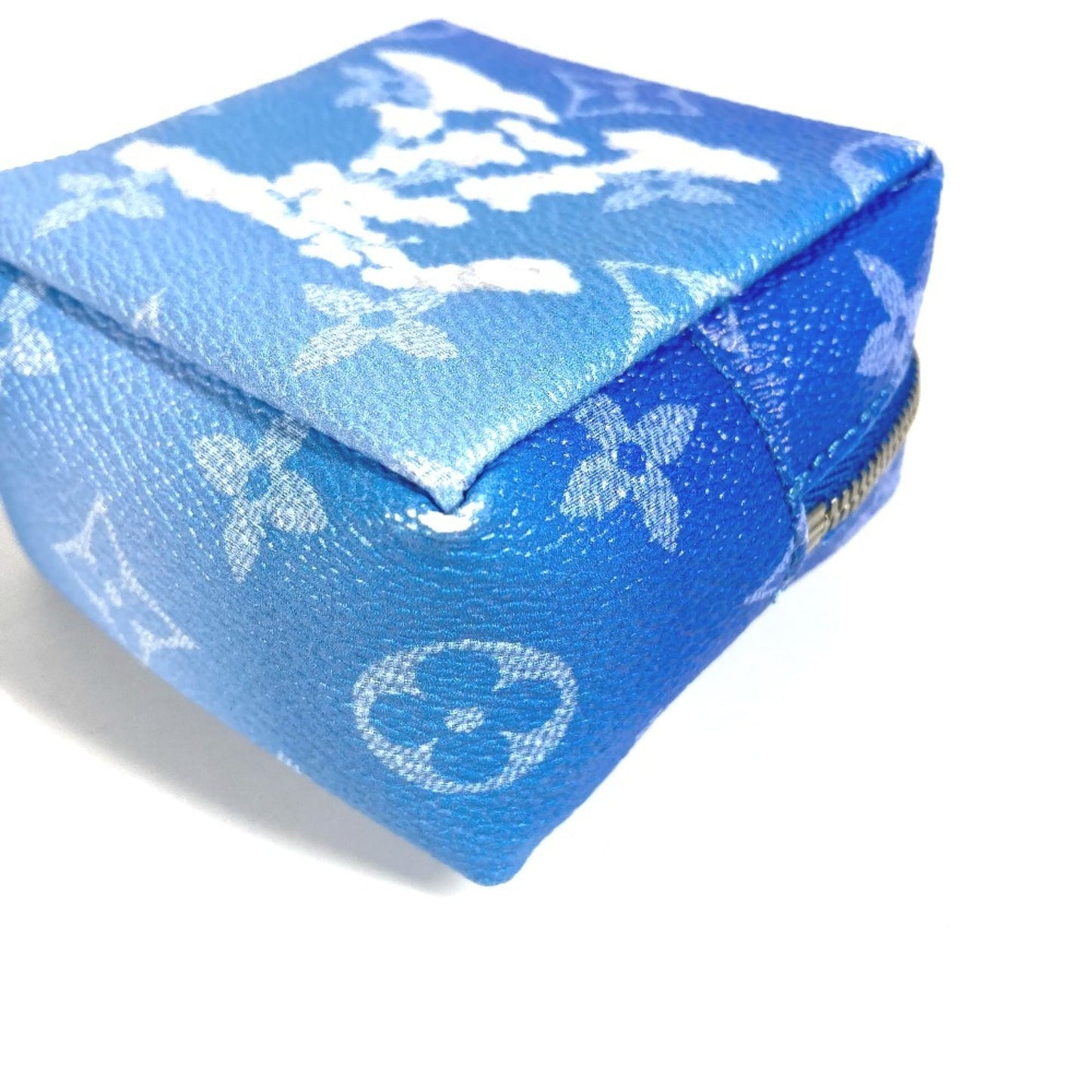 LOUIS VUITTON MP2792 Monogram Clouds Bijoux Sac Squared Pouch Bag Charm Keychain Canvas Men's Women's Blue