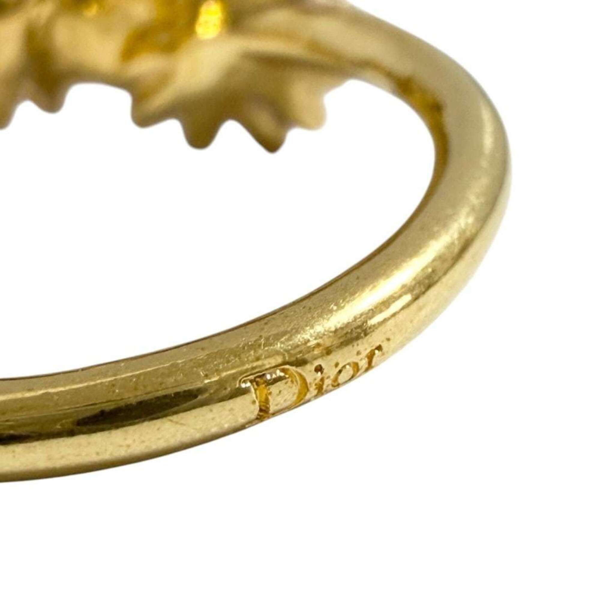 Christian Dior Dior Women's Daisy Flower Ring, Size S (12) — Like New