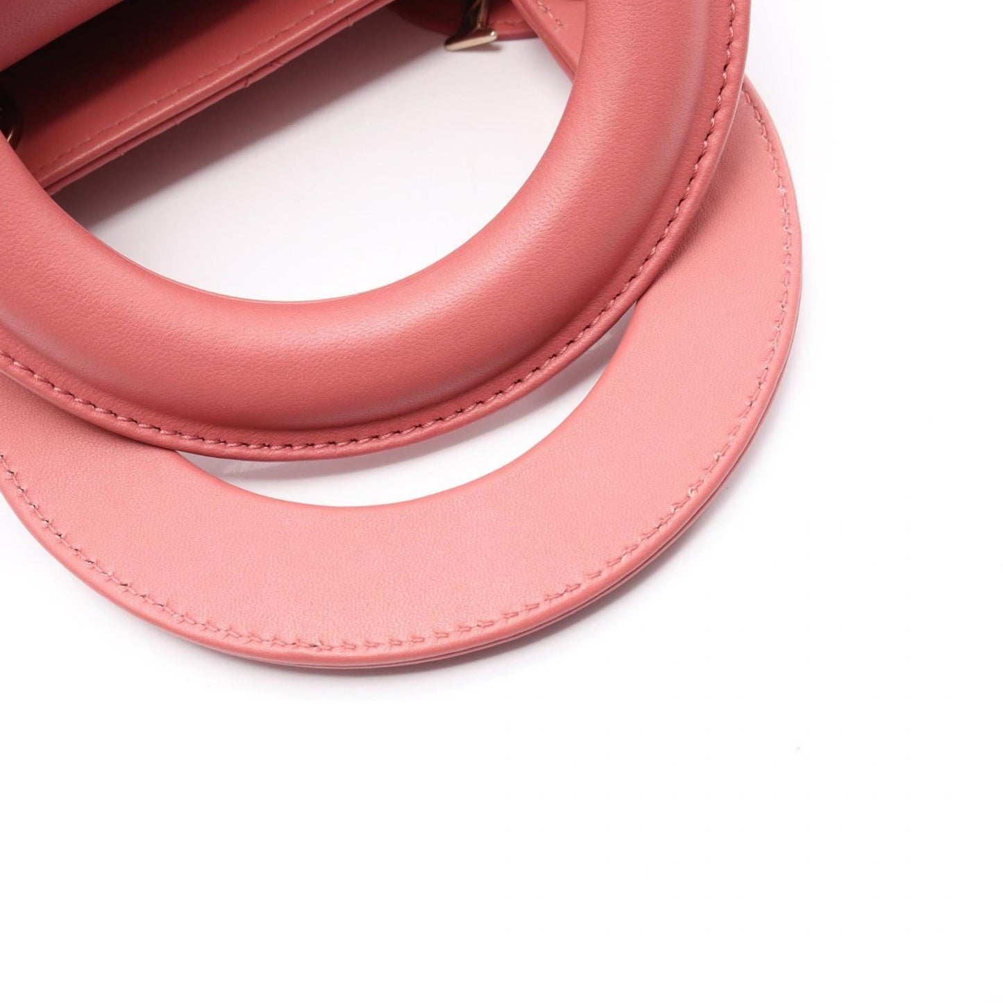 Christian Dior Dior LADY DIOR MY ABCDIOR Lady Small Handbag, Leather, Women's, Pink, 18-MA-1129