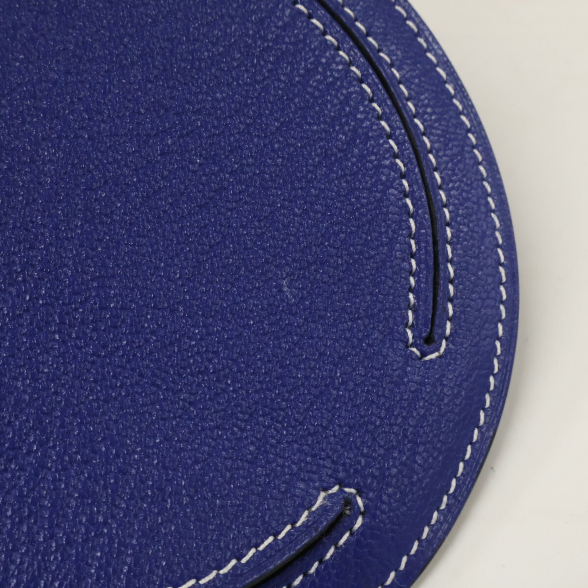 HERMES (U stamp) Chevre Mysore In-the-Loop To Go Wink GM Smartphone Shoulder Bag/Case - Blue Electric Women's — Like New
