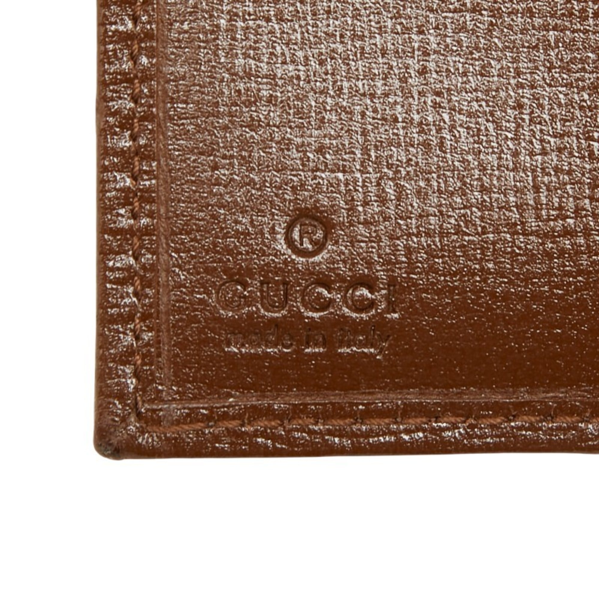 Gucci x Balenciaga The Hacker Project GG Canvas Neo Classic Trifold Wallet 681708 Beige Brown Leather Women's GUCCI