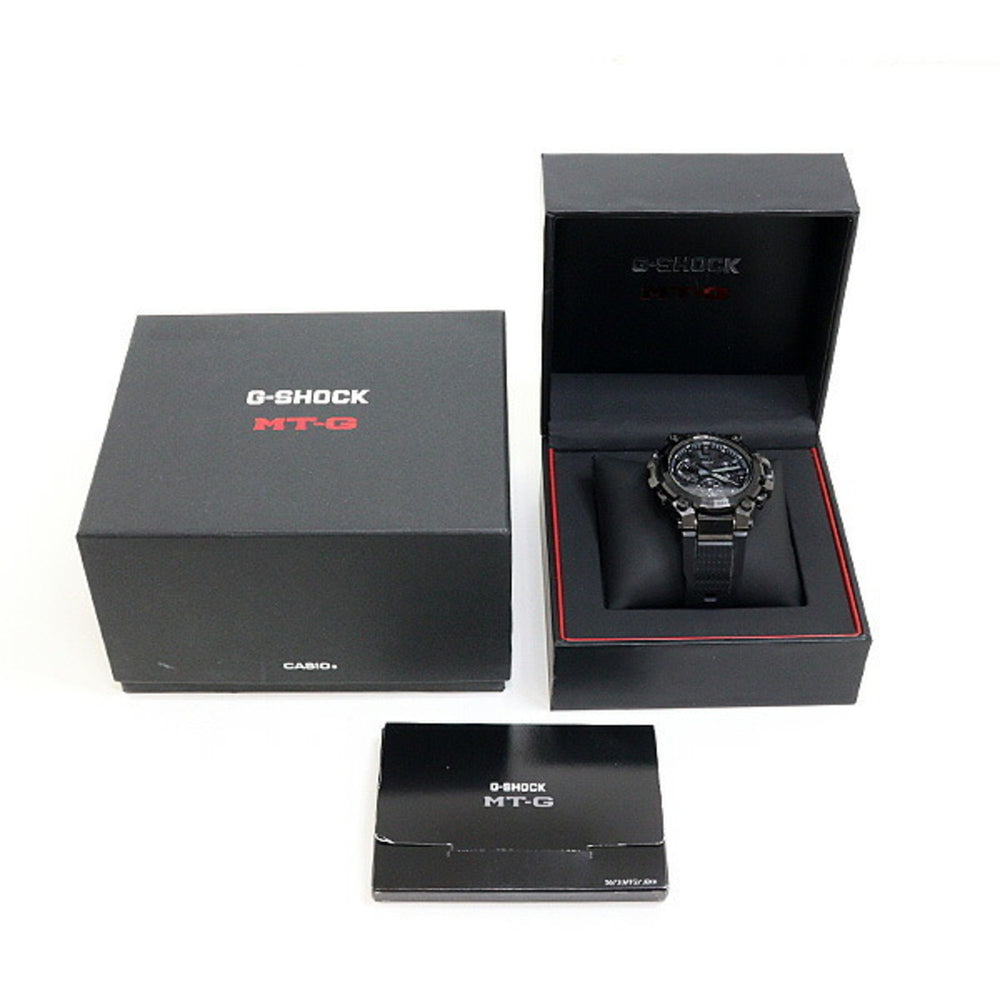 CASIO G-Shock Men's Watch MTG-B3000B-1AJF Tough Solar 20 ATM Water Resistant Black Dial — Very Good