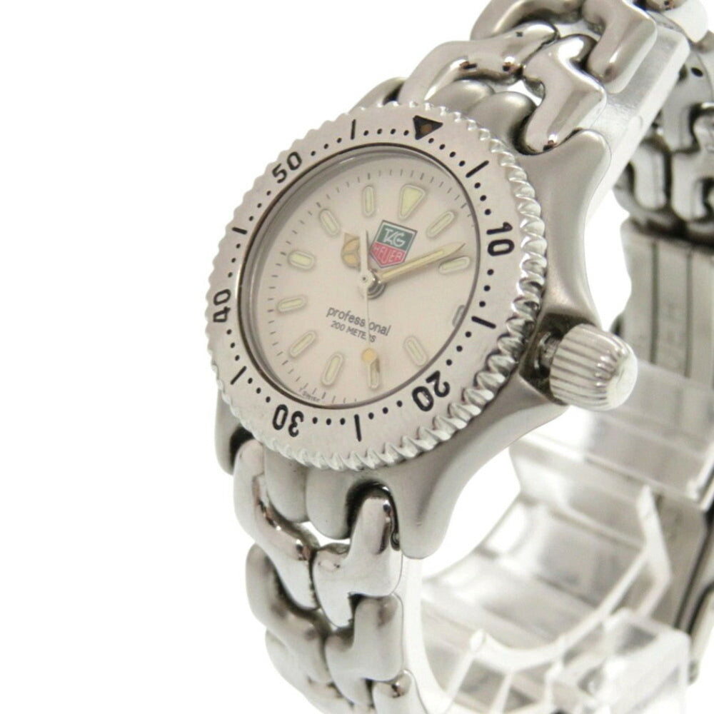 TAG Heuer Sel S99.008M Stainless Steel Cream Quartz Watch 1496TAG HEUER — Good