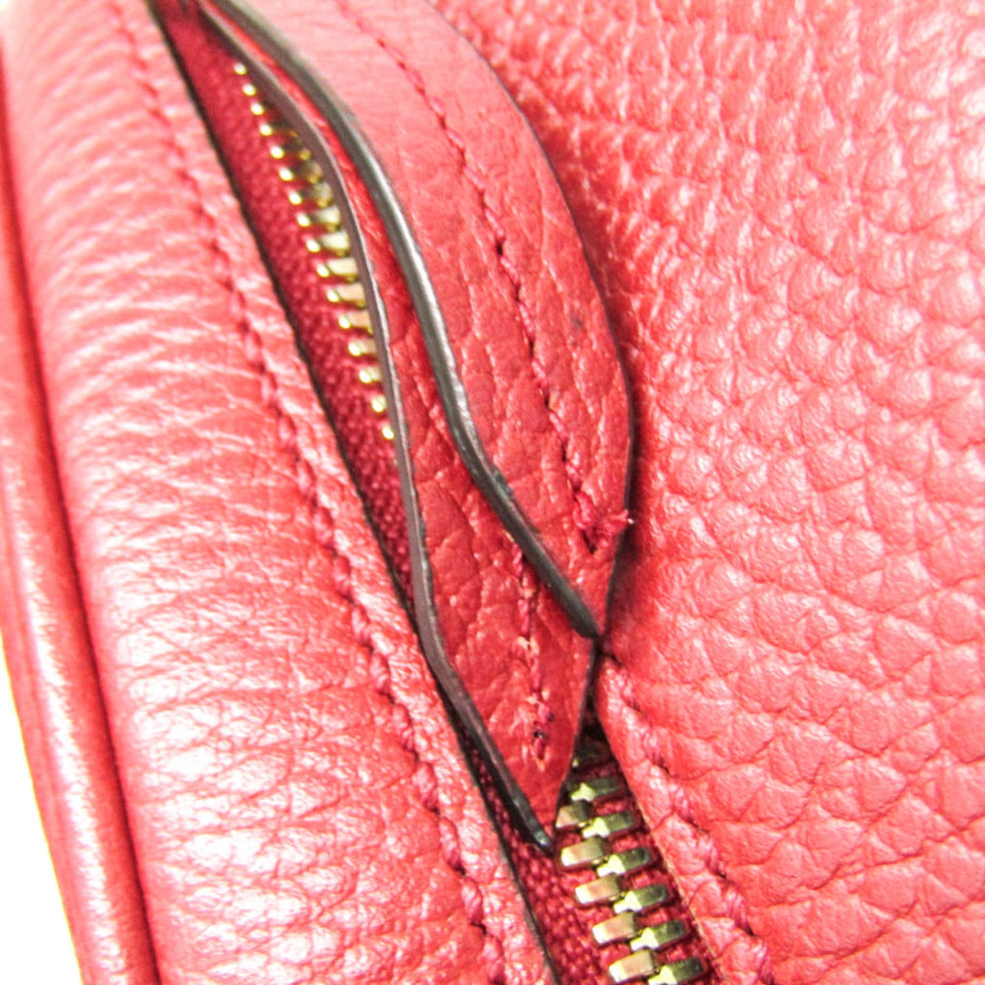 Gucci Soho Interlocking G 536192 Women's Leather Backpack Red Color — Like New