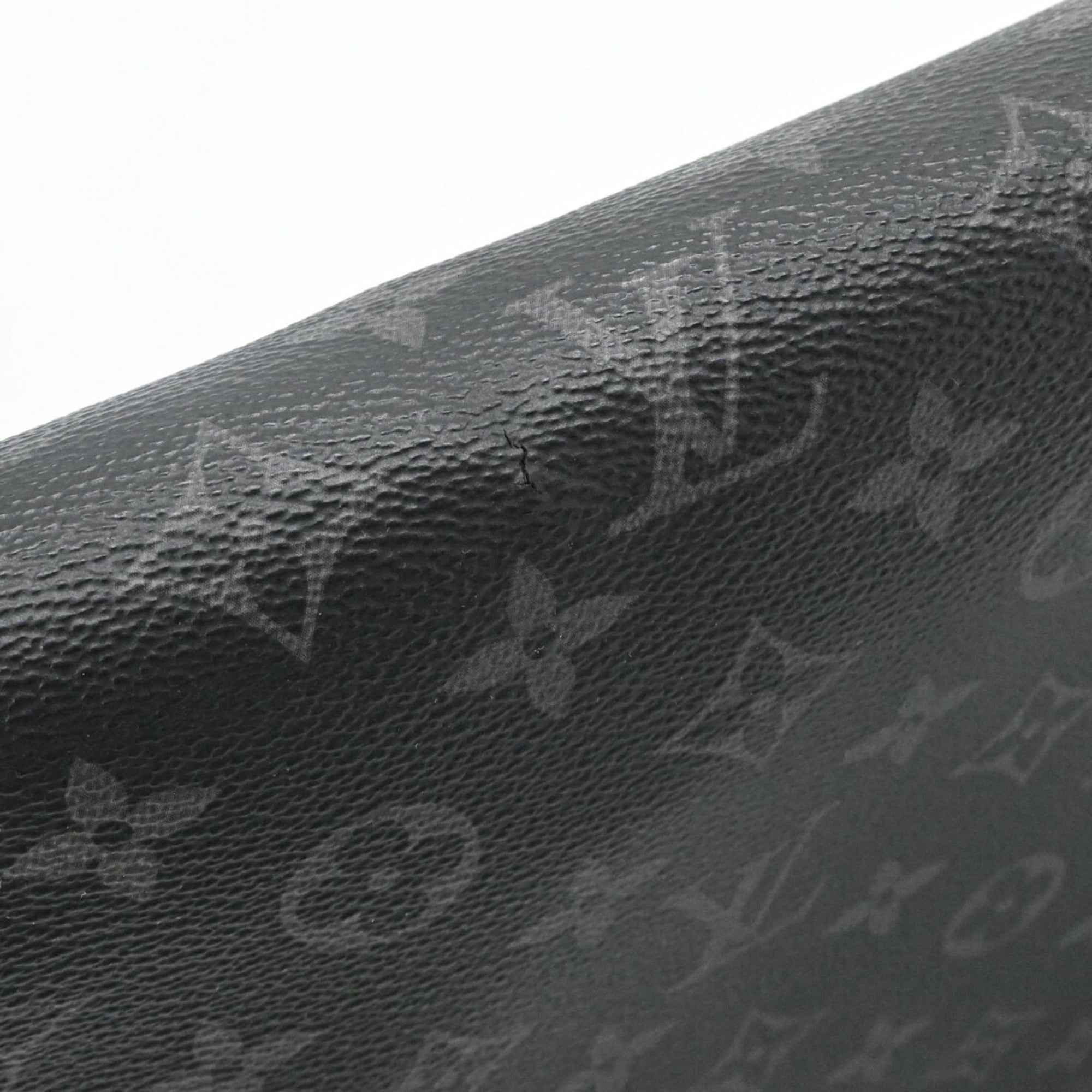 LOUIS VUITTON District MM NM Shoulder Bag, Monogram Eclipse, Black, Men's, M44001 — Like New