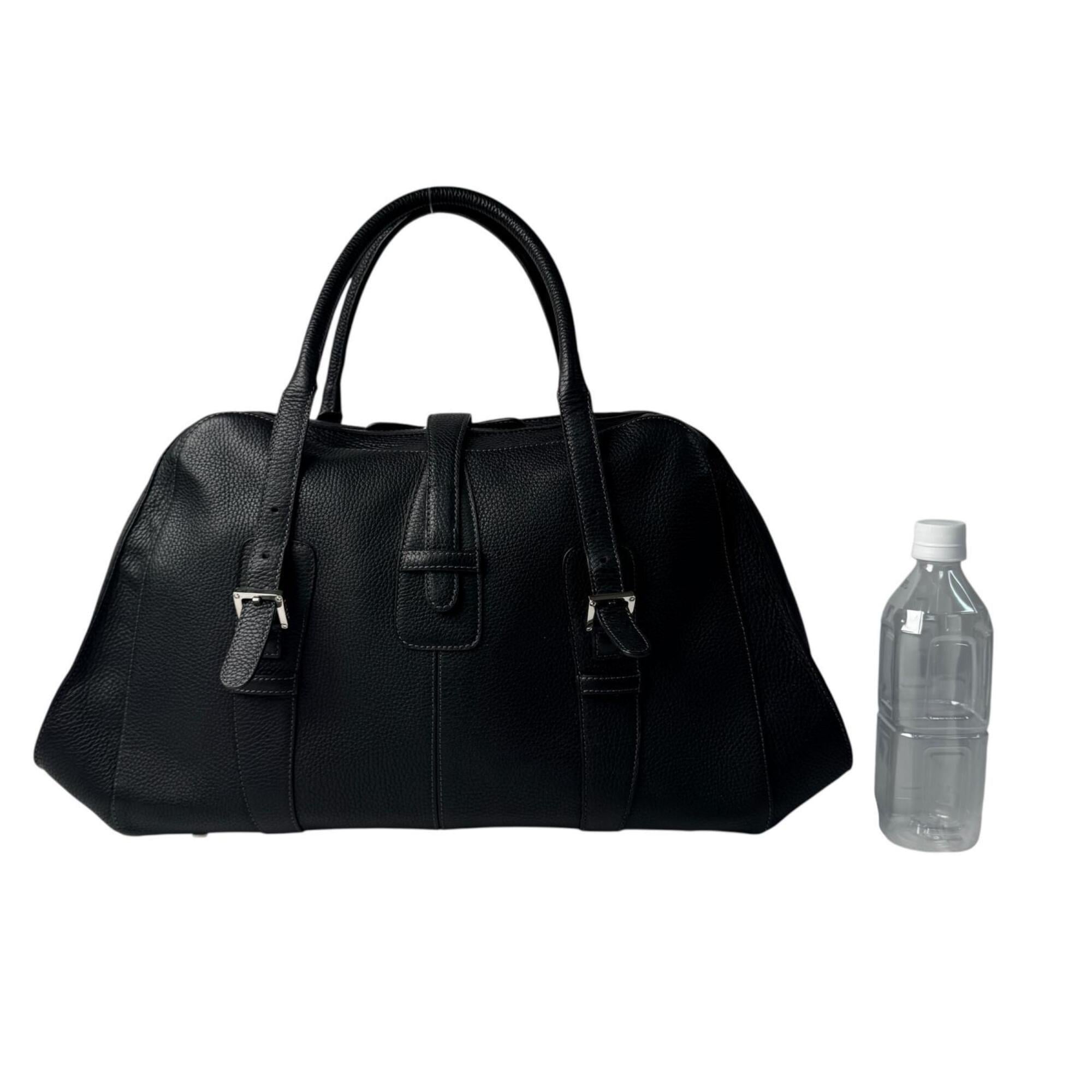 Loewe Senda Large Leather Handbag, Black, Women's — Like New